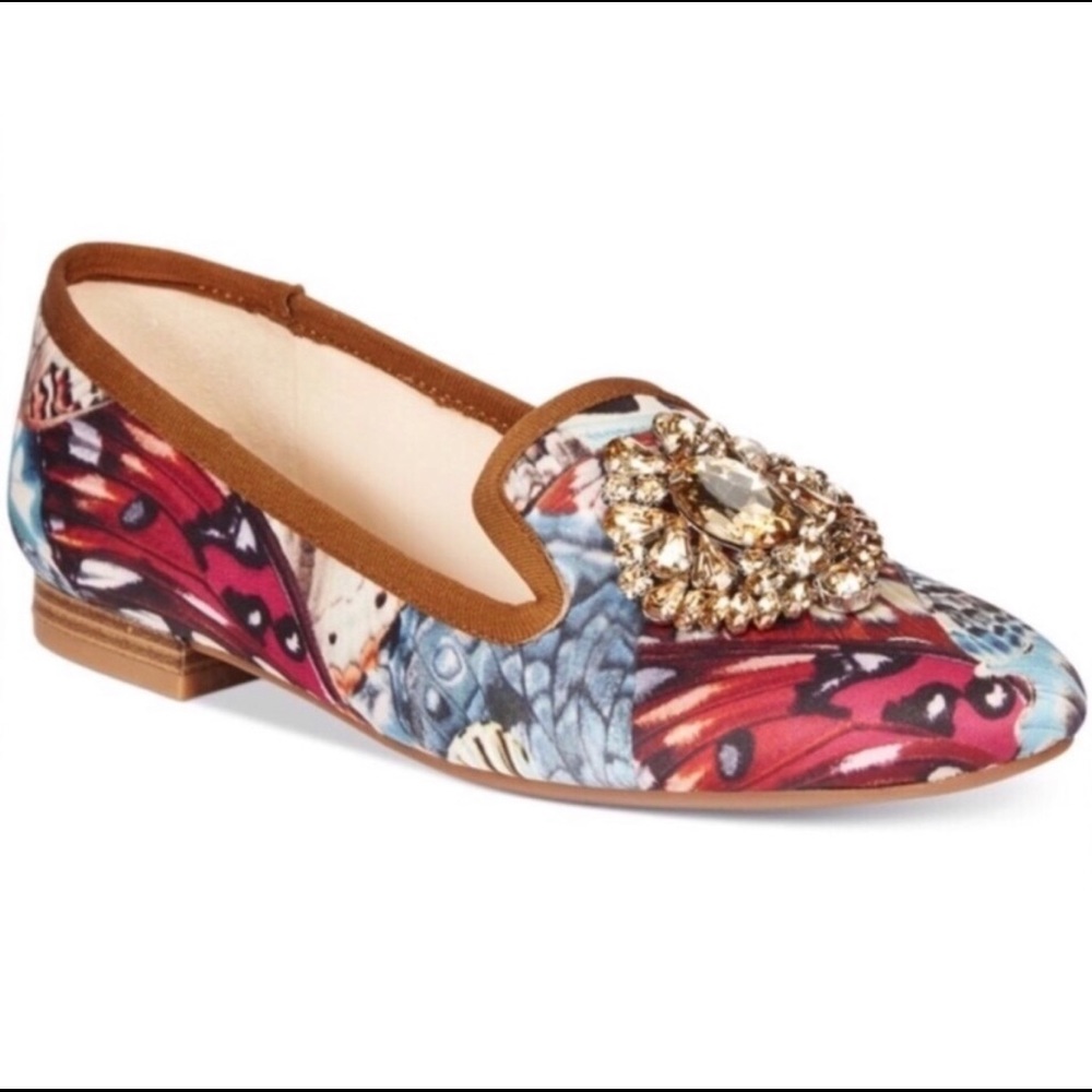 NINE WEST 'Longshot' Rhinestone Embellished Flats